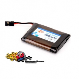 INTELLECT Pacco batterie LiPo per MT44 SANWA 3000mha 1S