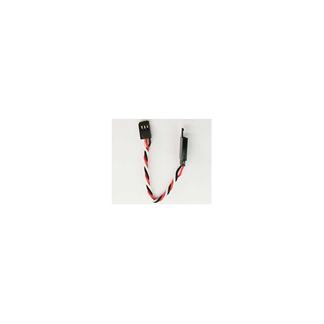 PROLUNGA FUTABA TWISTED 22AWG 100MM CON BLOCCO