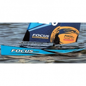 Joysway Barca a vela Focus V3 Blue 2.4GHZ RTR 1m