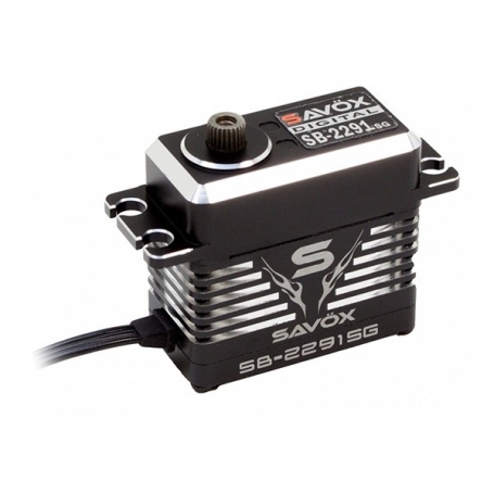 SAVOX SB-2295SG Servo digitale Brushless cassa in alluminio 8.4V. 40kg 0.05sec