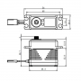 SAVOX SB-2295SG Servo digitale Brushless cassa in alluminio 8.4V. 40kg 0.05sec