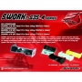 SWORKz 1/8 Off Road Pro Race Wing (BK)(W/o Holes) NERO