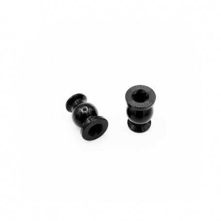 BALL STUD 6,8MM WITH BACK STOP M3 ALU (2)