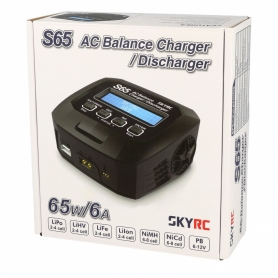 SKYRC S65 Caricabatterie 65W AC 220V 2-4S