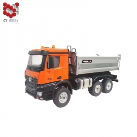 HUINA 1598 2.4G 1:14 14CH camion con cassone ribaltabile RC in Metallo