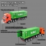 CAMION CONTAINER 1:18 9CH