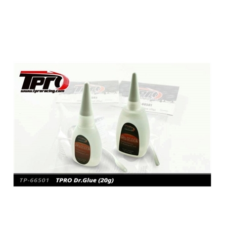 TPRO Colla cianoacrilica per incollaggio gomme Dr.Glue 20ml Thick