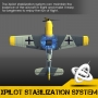 VOLANTEXRC 76111R BF-109 RTF with Xpilot One Key Aerobatic Stabilization System Perfect for Beginners