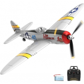 VOLANTEXRC 76116R P47 thunderbolt 400mm rtf 2.4ghz 4ch with xpilot one key aerobatic stabilization system