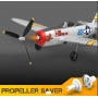 VOLANTEXRC 76116R P47 thunderbolt 400mm rtf 2.4ghz 4ch with xpilot one key aerobatic stabilization system