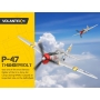 VOLANTEXRC 76116R P47 thunderbolt 400mm rtf 2.4ghz 4ch with xpilot one key aerobatic stabilization system