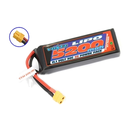 VOLTZ batteria LiPo 5200mah 3S 11.1V 30C XT60