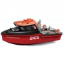 Heng Long SNIG Rescue Boat 1/72 RTR Brushless 2.4ghz lunghezza 32cm. Nero