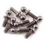 Yeah Racing 4.75x6mm Titanium Ball Studs (8) [YA-0608]