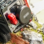 INJORA Fronte Posteriore Paraurti 1/18 per TRX4M Defender Upgrade RC Crawler (Posteriore Anteriore)