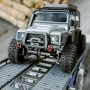 INJORA Fronte Posteriore Paraurti 1/18 per TRX4M Defender Upgrade RC Crawler (Posteriore Anteriore)