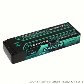 Batteria CAYOTE Racing Lipo Battery 7000mha 2S 145C 7.6v