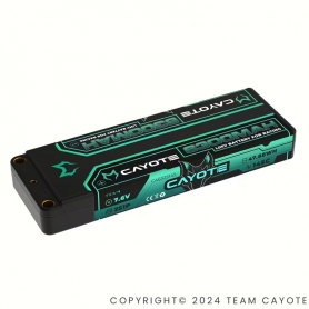 Batteria CAYOTE Racing Lipo Battery 6300mha 2S 145C 7.6v