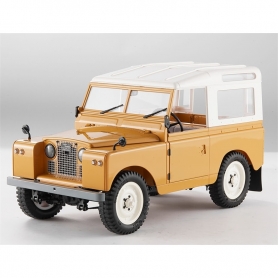 FMS Land Rover Series II GIALLO 1:12 RTR con carrozzeria in ABS rigido