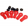 UNIBALL CON SFERA FLANGIATA IN ACCIAIO (6PZ) ROSSO