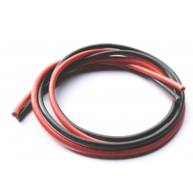 Cavo silicone 10AWG (1m rosso+1m nero) 5,26mm²