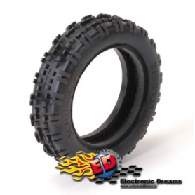 schumacher gomme cut stagger yellow slim 1/10 off-road